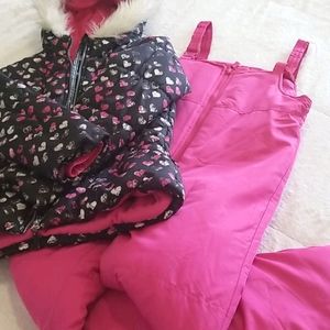 Pre-loved London Fog snow suit and jacket(Girls)